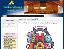 Tablet Screenshot of firstbaptistchurchsgf.org